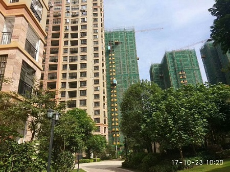 武鳴碧貴園大世界采用廣西瓷磚粘貼膠系統